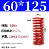 Molde de Resorte de Compresión Rojo Molde de Resorte Doméstico 65Mn Resorte Tf Alambre Plano de Alta Resistencia Compresión Estándar Japonés Resorte Rectangular