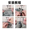 Cierre de nudo para dobladillo de ropa, herramienta para acortar el dobladillo de camiseta, hebilla de ajuste de dobladillo de top, clip de fijación invisible, broche