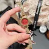 Venta Directa Comercio Exterior Sudeste Asiático Lujo Ligero Pulsera Completa de Diamantes Reloj de Pulsera de Cuarzo para Mujer Estilo Cadena Diseño de Nicho Reloj para Mujer