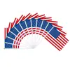Bandeira americana pequena para segurar em estoque transfronteiriça 14x21cm bandeira pequena com mastro EUA-Canadá-México Copa do Mundo bandeira externa