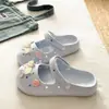 Sandálias Tamanco Femininas de Solado Grosso STOOSHE 2026 Novidade de Verão para Exterior Aumentadoras de Altura Chinelos Fechados Sandálias de Praia de EVA para Mulheres