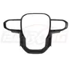 Adecuado para 24 Modelos de Coches Colorado Modificados, Decoración del Marco del Volante, Parche Anti-Rayaduras de Fibra de Carbono ABS