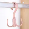 Gancho Criativo Estilo Nórdico de Quatro Garras, Cabide Multifuncional Rotativo 360 Graus para Guarda-Roupa para Pendurar Bolsas, Gravatas e Secar Itens
