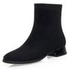 Botines Modernos para Mujer, Forrados de Felpa, Cómodos para Madres, Botas de Algodón con Tacón Grueso, Antideslizantes, Nuevos Botines Martin Otoño/Invierno 2026 para Mujer