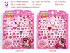 Urso Morango Autêntico Autorizado Gelo Branca de Neve com Adesivos de Unha Autoadesivos para Crianças com Adesivos de Nail Art de Diamante