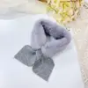 Bufanda infantil de otoño e invierno, cálida y resistente al viento, de punto, para niños y niñas, conjunto de cuello, bufanda a cuadros para bebé
