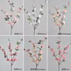 Buquê de Flor Artificial Camélia Italos de 3 Galhos, Nova Decoração para Casa Estilo Chinês, Arranjo de Chão para Casamento, Atacado Transfronteiriço
