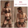 Guiruo lingerie sexy sexy malha perspectiva tentação backless paixão três- ponto take- decolagem terno uniforme das mulheres 2105