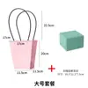Dia das Mães Bolsa de Couro Impermeável para Arranjo de Flores Embalagem para Buquê Caixa de Presente Bolsa Tote Embalagem para Flores Musiss/Muxi Várias Cores