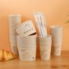 Tigela de papel descartável ao ar livre e pauzinhos Louça terno Jantar doméstico Tigela descartável e pauzinhos Utensílios de churrasco para 10 pessoas