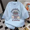 Camiseta de Manga Corta Versátil Holgada Estilo Retro Americano Nicho para el Trayecto de Verano Unisex Estilo Pareja Ins Tendencia Casual
