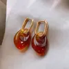 Pendientes de Trébol de Cuatro Hojas Maillard de Aguja de Plata Estilo Hong Kong Retro Elegantes Pendientes para el Trabajo Moda Femenina Lujo Ligero Pendientes de Gama Alta