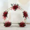 Nuevo Arco de Boda de Hierro Puerta de Flores Soporte de Flores para Boda Decoración de Boda al Aire Libre Arco de Puerta de Boda Arreglo Floral