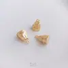 Chapado en Oro de 14K Letra H Pequeña para Bolso Colgante de Moda para Bolso Colgante de Joyería Hecho a Mano DIY