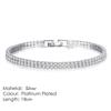 MOONSO Joyería Transfronteriza Hecha a Mano de Venta Caliente Cobre Diamante Multihilera Nuevo Europeo y Americano Pulsera de Zirconia con Diamantes Completos 5438