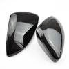 Adequado para 01-17 Volkswagen Polo 6R6C capa de espelho padrão fibra de carbono preto brilhante galvanizado concha do espelho retrovisor