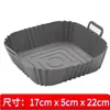 Bandeja de silicone para assar em air fryer, de grau alimentício, bandeja de silicone para cozinhar no vapor resistente a altas temperaturas, tapete de panela, forma especial para assar bolos
