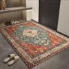 Tapete de Chão de Veludo de Cristal com Azulejo Americano Retrô Tapete de Entrada Resistente a Manchas e Atrito com Sujeira Tapete de Pé Antiderrapante Transfronteiriço