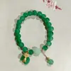 Pulseira de Cristal Artificial Cinza Fosco Colorida Mais Vendida Melhor Amigo das Mulheres Casal Pulseira de Miçangas Feita à Mão Barraca de Pulseiras