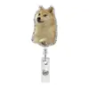 Clip de cocodrilo veterinario telescópico Insignia de extracción fácil para cachorros Portainsignias Portainsignias Acrílico divertido Médico Peculiar