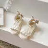Sapatos Novos Primavera/Verão 2026 Moda Estiloso Infantil Médio/Grande Crianças Bebê Sandálias de Princesa Confortáveis Sola Macia Sapatos de Praia