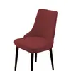 Funda elástica curvada para silla de comedor para uso doméstico y de hotel, funda completa universal para silla, funda de asiento de tela jacquard estilo nórdico