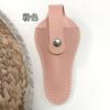 En stock cubierta de almacenamiento para pinzas de punta de águila 7 colores opcionales cubierta protectora para pinzas incrustada con clavos pinzas para tijeras de belleza cubierta de cuero