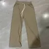 Calça Wide Leg com Estampa de Osso de Cobra 2025 Verão Novo Estilo Seda Gelada Emagrecedora Comprimento Total Cordão Fina Casual