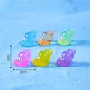 Micro-Paisaje Creativo Luminoso Animales Marinos Cangrejo Ermitaño Caballo Marino Pequeño Lindo Accesorios Decorativos DIY Pequeños Adornos