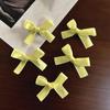 Lindo mini pasador de lazo de 3 cm dulce pasador pasador para cabello trenzado flequillo delantero femenino tocado accesorios para el cabello
