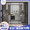 Puerta Oscilante Moderna Simple Mediana Estrecha para Baño Hogar Cocina Puerta de Vidrio Templado Puerta Oscilante de Vidrio para Mampara de Baño