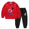 Conjunto de Ropa Infantil Transfronterizo Nuevo Primavera y Otoño 2026: Conjunto de Dos Piezas para Niños: Sudadera y Pantalón Largo, Atuendo de Algodón de Manga Larga de Color Sólido para Bebés