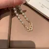 Pulsera de Perlas Shijia con Pequeñas Bolas Doradas y Diamantes Brillantes, con Cinco Monedas de Emperador, para Mujer, con un Toque de Lujo de Alta Gama, Elegante y Atractivo para la Riqueza, en Estilo Lujo Ligero