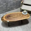 Mesa de centro de madera de alcanfor mesa de centro de sofá de madera maciza mesa pequeña de casa de huéspedes tatami japonés mesa de té estilo Wabi-sabi