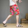 2023 Estilo Chino Verano Noreste Pantalones Cortos de Flores para Hombre Moda Casual Pantalones Cortos de Flores para Hombre Venta al por Mayor y Menor