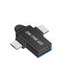 Adaptador Tipo-C de Uno a Dos Puertos Dobles C Convertidor Otg Soporta Expansión Usb3.0 Carga Simultánea Pd100W