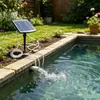 Nueva bomba de oxígeno de 6W con 4 cabezales, alimentada por energía solar, transfronteriza, para villas, estanques de peces, acuarios, rocallas y uso en exteriores
