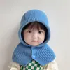 Toucas para Bebês para Outono e Inverno, Toucas Infantis Fofas e Super Fofas, Cachecóis, Toucas de Lã Inteiriças, Toucas com Proteção para Orelhas, Toucas de Lã para Bebês