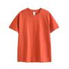 Uau Camiseta Pesada Personalizada 270g Algodão Puro Masculina e Feminina Algodão Solto Retro Ami Cáqui Cor Pura Manga Curta