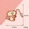 Parche Bordado Termofusible de Animales de Dibujos Animados Pegatinas de Tela Coreanas DIY Souvenir Hecho a Mano Pegatinas de Parche Accesorios Etiquetas de Tela para Planchar