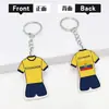 Fútbol Copa Mundial 2026 Alemania Francia Bandera Llavero Acrílico Camiseta Colgante Recuerdo Copa Mundial
