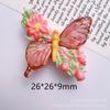 Accesorios de Resina de Dibujos Animados Flor Mariposa DIY Hecho a Mano Calcomanía Magnética para Refrigerador Pizarra de Mensajes Lote de Colgantes para Horquilla de Pelo Flor Zapatos