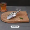 Pala de acero inoxidable 316, pala para hielo engrosada, adecuada para granos, harina, alimentos, cereales, té, palomitas de maíz y semillas, universal 304