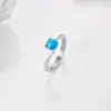 Anillo de Acero Inoxidable para Mujer, No se Desvanece, Lujo Ligero, Anillo de Ópalo de Gama Alta, Personalizado con Muestras, Gran Cantidad, Precio Excelente, Fabricante de Origen