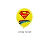 Nuevas Decoraciones para Fiesta de Cumpleaños Infantil Temática de Superman Globo Súper Popular Banderín Banner Set de Inserto para Pastel