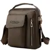 Bolso de hombro nuevo y elegante para hombre, bolso cruzado, maletín casual de negocios, bolsa de mano de gran capacidad, mochila