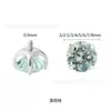 Aretes de Titanio G23 Chapados en Platino para Hélice Auricular Aretes de Titanio Chapados al Vacío en Oro Blanco Joyería para Piercing Corporal con Zirconia 5A