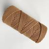Cuerda de Algodón Hilada al Alma de 4 mm Macramé Cuerda Tejida a Mano Bolsa Colgante Tapiz Material Hilo de Algodón Grueso Decoración para el Hogar