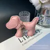 Colgante de Perrito Llavero de Cuero Encanto de Juguete Caja Sorpresa Colgante para Teléfono Móvil Colgante para Bolsos Lindo Colgante con Clip Mayoreo