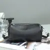 Bolsa Cilíndrica, Couro Bovino de Primeira Camada, Queda Natural, Bolsa de Ombro Feminina de Alta Qualidade, Bolsa Feminina Transfronteiriça, Bolsa de Ombro, Bolsa Feminina Fashion Transversal